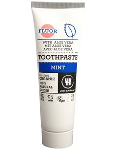 Dentifrico Menta-Aloe Con Fluor 75Ml. Eco Vegan de Urtekram