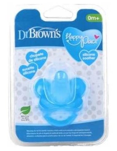 Chupete Todo Sili Redond +0M 1Un Azul de Dr. Brown´S