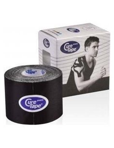 Cure Tape Sports Negro Vendaje Neuromusc(5Cm X 5M) de Cure Tape