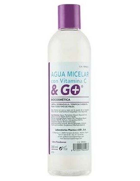 Agua Micelar Con Vit. C 500Ml. de Pharma & Go