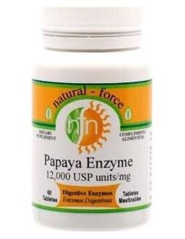 Papaya Enzimas 60Comp. Mast. de Nutri-Force