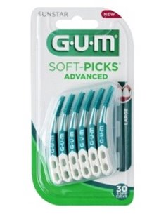 Cepillo Interdental Soft Picks Largo 30Un Azul de Gum