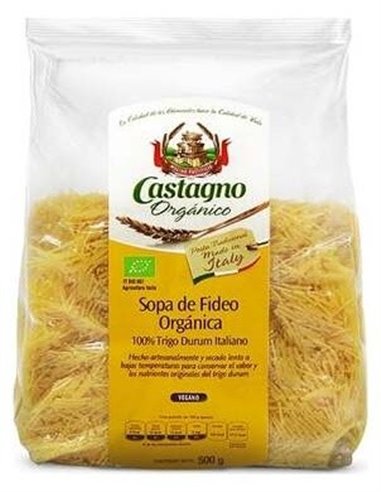 Fideos Finos De Trigo Duro 500 gramos Eco de Castagno
