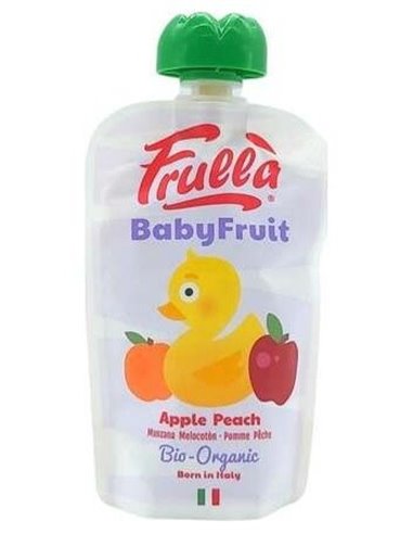 Baby Pure De Manzana Y Melocoton 10 Uds X 100 Gr Bio de Frulla