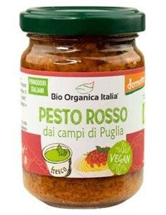 Pesto Rosso 140Gr. Demeter Vegan de Bio Organica Italia