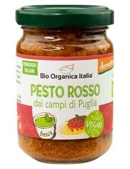 Pesto Rosso 140Gr. Demeter Vegan de Bio Organica Italia