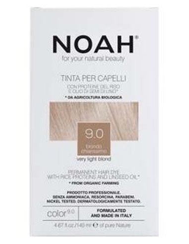 Tinte Capilar Rubio Muy Claro 9.0 140Ml. de Noah