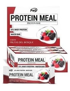 Protein Meal Barritas Frutas Del Bosque 12Uds. de Pwd