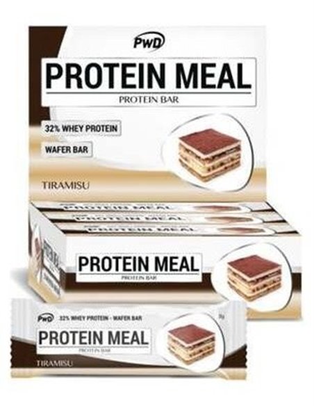 Protein Meal Barritas Tiramisu 12Uds. de Pwd