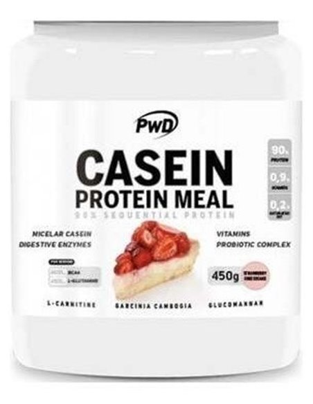 Casein Protein Meal Tarta De Queso Con Fresa 450Gr de Pwd Nutrition