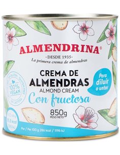 Crema Almendras con Fructosa Tarro 850 Gr de Almendrina