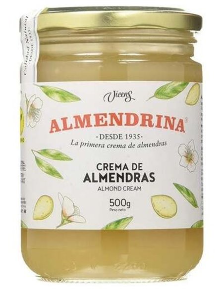 Crema de Almendras Tarro de Cristal 500Gr de Almendrina