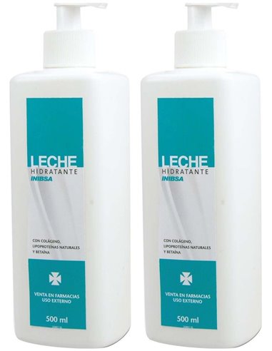 Inibsa Pack Leche Hidratante Dermat. 2X500Ml. de Inibsa
