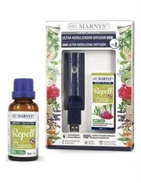 Pack Usb Ultra Nebulizador+Synergy Repell 30Ml. de Marnys