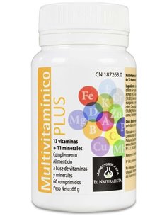 Multivitaminico Plus 60Comp. de El Naturalista