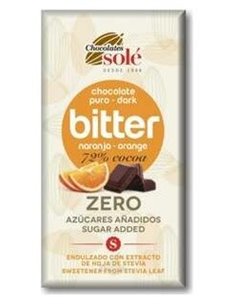 Chocolate Negro 72% Con Naranja Y Stevia 100Gr S/A de Chocolates Sole
