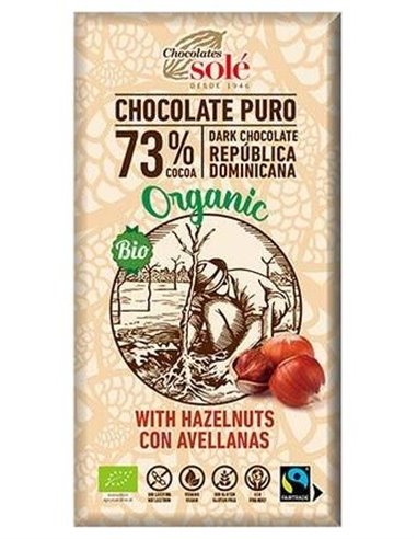 Delissies Chocolate Con Almendra Tostada 80Gr. Bio de Chocolates Sole