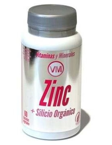 Zinc + Silicio Orgánico 60 Caps. V de Ynsadiet