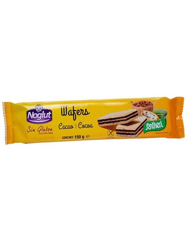 Noglut Wafers Rellenos De Cacao 150Gr** de Santiveri