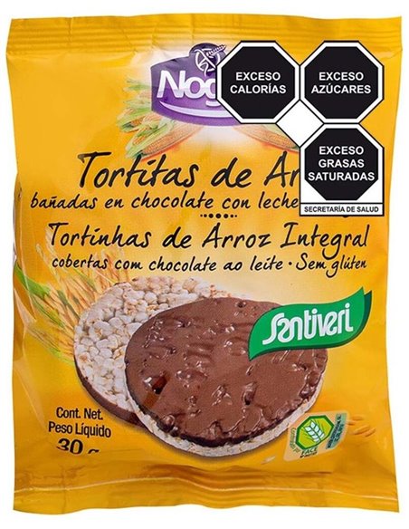 Noglut Tortitas De Arroz  Choco Con Leche 2Ud 30Gr de Santiveri