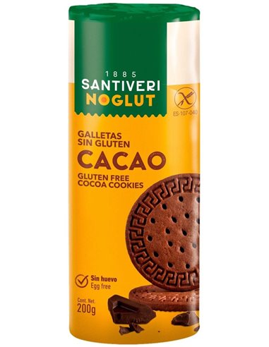 Noglut Galletas Cacao  200Gr. de Santiveri