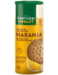 Noglut Galletas Naranja  195Gr. de Santiveri