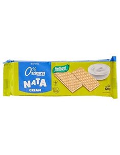 Wafers Sabor Nata 0% Azucares 120Gr. de Santiveri