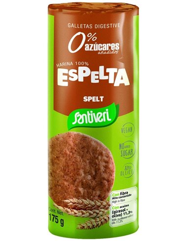 Galletas Integrales Espelta 0% Azucares 175Gr. de Santiveri