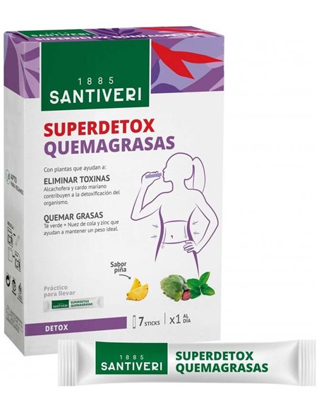 Superdetox Quemagrasas 7Sticks de Santiveri