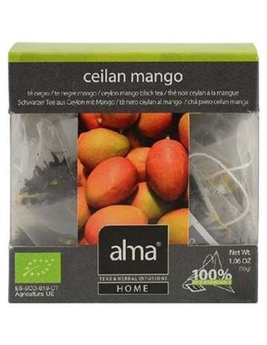 Te Mango Infusion 15Piramides. Eco Vegan Alma Home