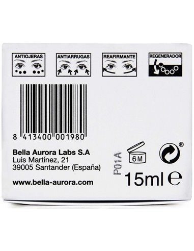 Splendor Contorno Ojos Crema 15Ml. de Bella Aurora