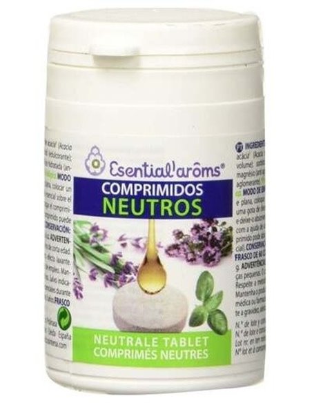 Comprimidos Neutros 60Comp. de Esential Aroms