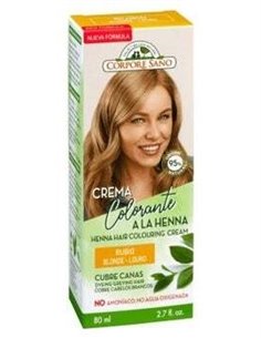 Crema Colorante Henna Rubio 80Ml. de Corpore Sano