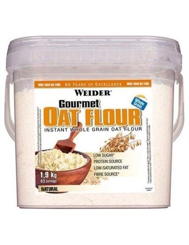 Weider Harina De Avena Natural 1,9Kg. de Weider