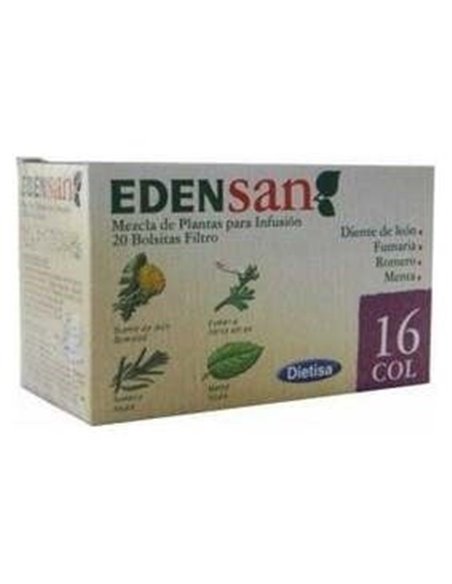 Edensan  Col 16  Envase 20 Filtros(20 Infusiones) de Edensan®