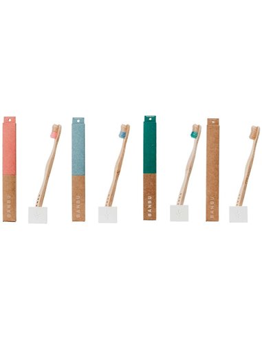 Banbu Cepillo Dental Adulto Medio Azul. Banbu