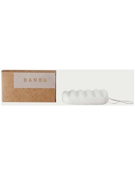 Konjac Esponja Corporal Exfoliante Blanca 5Gr. de Banbu