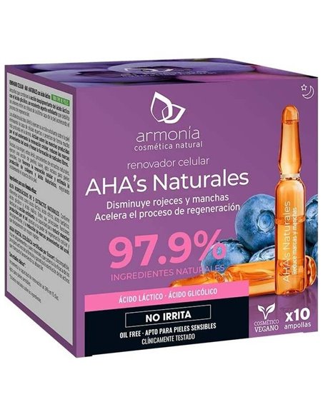 AMPOLLA AHA's NATURALES 10uds de Armonia