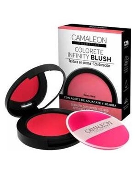Colorete Infinity Blush Coral de Camaleon