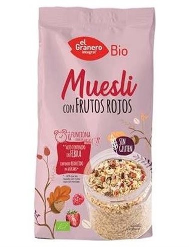 Muesli Con Frutos Rojos 375Gr. Bio Sg Vegan de El Granero