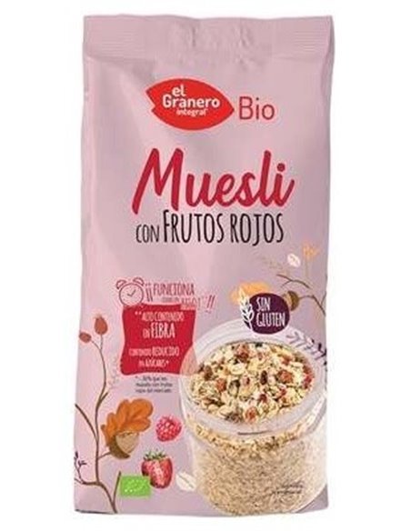 Muesli Con Frutos Rojos 375Gr. Bio Sg Vegan de El Granero