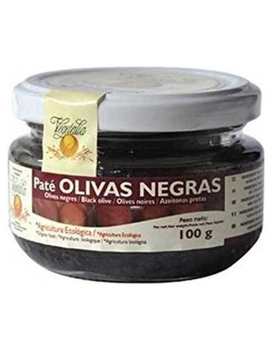 Pate De Olivas Negras Pequeño 100Gr. Bio de Vegetalia