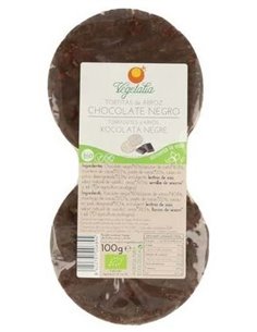 Tortitas De  Arroz Con Chocolate Negro 100Gr. Bio de Vegetalia