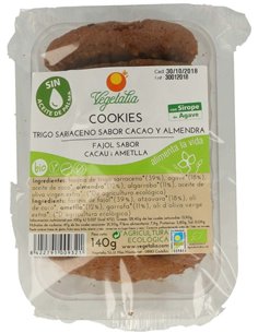 Galletas Trigo Sarraceno Cacao Y Almendra 140G Bio de Vegetalia
