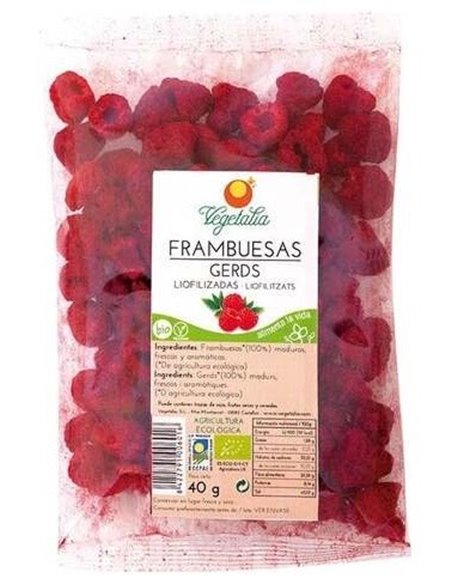 Mix Frutos Rojos Liofilizados y Deshidratados 80g Vegetalia