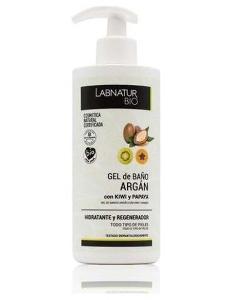 Gel De Baño Argan Kiwi Y Papaya 450Ml. Bio de Labnatur Bio