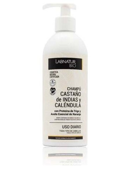 Champu Castaño Indias Y Calendula  450Ml. Bio de Labnatur Bio