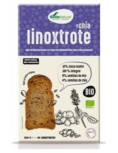 Biscote Linoxtrote Integral Con Lino-Chia 300G Bio de Soria Natural