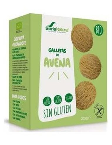 Galletas De Avena 200Gr. Bio Sg Vegan de Soria Natural