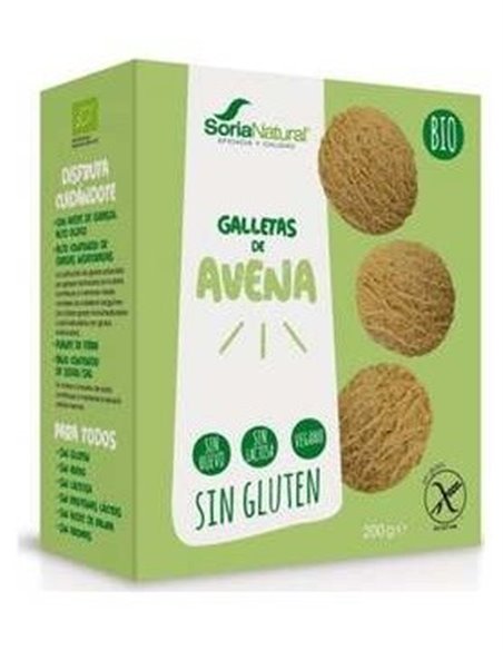 Galletas De Avena 200Gr. Bio Sg Vegan de Soria Natural